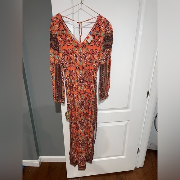 Farm Rio for Anthropologie Clarabella Maxi Floral Dress 🌻 XS - Picture 9 of 16